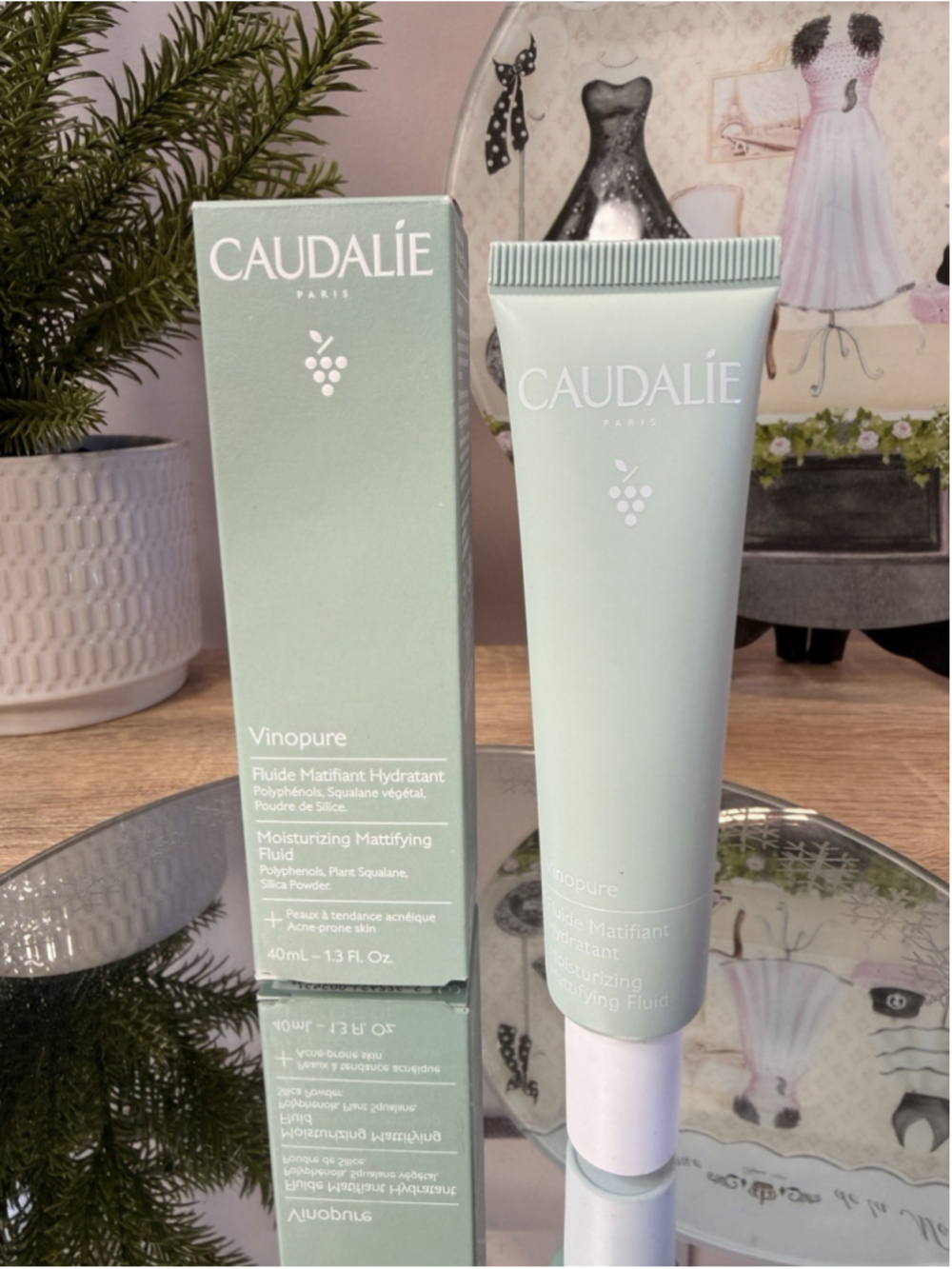 Caudalie Vinopure Oil Control Moisturizer Acne-Prone Skin Hydrating Mattifying
